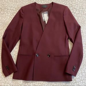 Theory Maroon Blazer